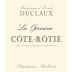 Domaine Duclaux Cote Rotie La Germine 2015 Front Label