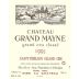 Chateau Grand Mayne 1995 Front Label