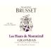 Domaine Brusset Gigondas Les Hauts de Montmirail 2020 Front Label