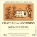 Chateau des Antonins Bordeaux Superieur 2020 Front Label