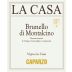Caparzo Brunello di Montalcino Vigna La Casa 2013 Front Label