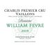 William Fevre Chablis Vaillons Premier Cru 2019 Front Label