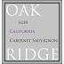 Oak Ridge Winery Cabernet Sauvignon 2012 Front Label