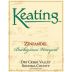 Keating Wines Buchignani Vineyard Zinfandel 2013 Front Label