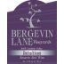 Bergevin Lane Intuition Reserve Red 2003 Front Label