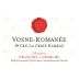 Francois Lamarche Vosne-Romanee La Croix Rameau Premier Cru 2014 Front Label
