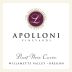 Apolloni Vineyards L Cuvee Pinot Noir 2018 Front Label