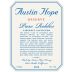 Austin Hope Reserve Cabernet Sauvignon 2019 Front Label
