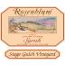 Rosenblum Cellars Stage Gulch Vineyard Syrah 2001 Front Label