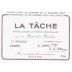 Domaine de la Romanee-Conti La Tache Grand Cru (bin soiled label) 1988 Front Label