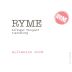 Ryme Aglianico Rose 2020 Front Label