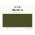 Ben Haines Pinot Noir 2021 Front Label