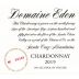 Domaine Eden Chardonnay 2019 Front Label