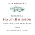 Chateau Haut-Brisson La Reserve 2005 Front Label