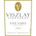 Viszlay Vineyards Five Vines 2008 Front Label
