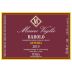 Mauro Veglio Barolo Vigneto Gattera 2019 Front Label