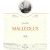 Emilio Moro Malleolus 2020 Front Label