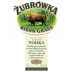 Zubrowka Bison Grass Vodka Front Label