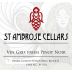St. Ambrose Cellars Vin Gris 2015 Front Label