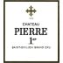 Chateau Pierre 1er 2020 Front Label