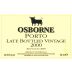 Osborne LBV Port 2000 Front Label
