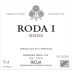 Bodegas Roda Roda I Rioja Reserva 2017 Front Label