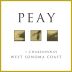 Peay Vineyards West Sonoma Coast Chardonnay 2024 Front Label