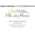 Villa del Monte Winery Regan Vineyard Pommard Clone Pinot Noir 2013 Front Label