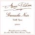Anne Pichon Sauvage Cuvee Vieilles Vignes Grenache Noir 2019 Front Label
