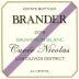 Brander Cuvee Nicolas 2018 Front Label