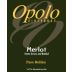 Opolo Paso Robles Merlot 2000 Front Label