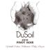 DuSoil Wines Pinot Noir 2019 Front Label