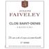 Faiveley Clos Saint-Denis Grand Cru 2015 Front Label