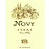Novy Syrah 2009 Front Label