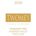 Twomey Monument Tree Vineyard Pinot Noir 2016 Front Label