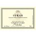 Vincent Paris Vin de Pays Collines Rhodaniennes Syrah 2021 Front Label