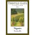 Thistle Gate Vineyard Viognier 2012 Front Label