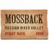 Mossback Russian River Valley Pinot Noir 2016 Front Label