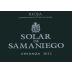 Solar de Samaniego Rioja Crianza 2012 Front Label