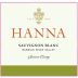 Hanna Sauvignon Blanc 2024 Front Label