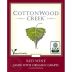 CottonWood Creek Red 2017 Front Label