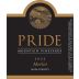 Pride Mountain Vineyards Merlot 2022 Front Label