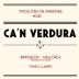 Ca'n Verdura 2021 Front Label
