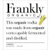 Frankly Organic Vodka Front Label