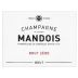 Champagne Mandois Brut Zero Front Label