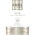 Zafra 30 Year Rum Front Label
