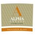 Alpha Estate Sauvignon Blanc 2018 Front Label