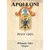 Apolloni Vineyards Pinot Gris 2013 Front Label