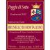 Poggio di Sotto Brunello di Montalcino (1.5 Liter Magnum) 2020 Front Label