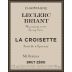 Champagne Leclerc Briant La Croisette Brut Zero 2015 Front Label